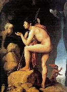 Jean Auguste Dominique Ingres Oedipus and the Sphinx oil painting